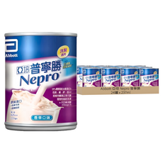 Abbott 亞培 Nepro 普寧勝 洗腎患者專用營養品 蛋白適量 低鈉磷鉀增體力, 237ml, 24罐