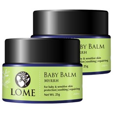 LOME 親子沒藥舒緩膏, 嬰兒及敏感肌適用, 保護 | 舒緩 | 修復, 25g, 2罐