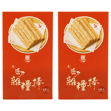 六福 活力雜糧棒 薑黃奇亞籽, 每包含8支, 104g, 2盒