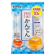 Kanpy 加藤產業 寒天粉, 4g x 4包, 食物纖維, 小分裝, 16g, 1袋