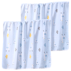 WoW 寵物純棉隔尿墊 - 藍色幸運羊駝 三層複合 吸水/防水/防滑, 70 x 50cm, 2個, 1個