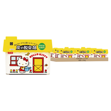 KOKUBO 小久保工業所 日本蔬菜室除臭炭, 可愛樣式設計, 有效去除臭味, 中、大型冰箱冷藏室都適用, 150g, 9個