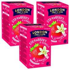 LONDON FRUIT&HERB 草莓香草茶 無咖啡因, 2g, 20包, 3盒