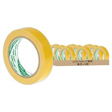 polar bear 北極熊 強力布膠帶 CLT2415Y 15y x 24mm, 黃色, 9個