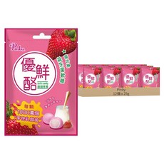 Pinky 優鮮酪 益生菌軟糖 草莓, 25g, 12包