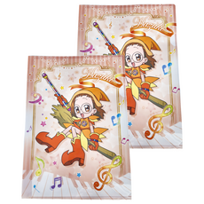 CRUX 日本商品 小魔女DOREMI A4資料夾, 羽月, 2個