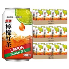 RICO 紅牌檸檬紅茶 340ml, 72罐