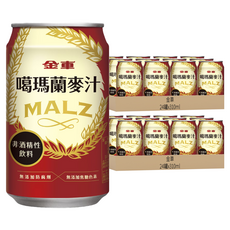 金車 噶瑪蘭麥汁 非酒精性飲料, 48罐, 310ml