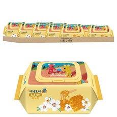 Penelope 麥蘆卡蜂蜜款嬰兒濕紙巾, 70張, 10包, 33g