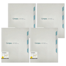 KOKUYO 國譽 Campus 索引活頁夾B5 272 x 217 x 27mm 100枚收納, 白色, 4本