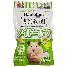 GEX 哈姆蛋系列 豆奶甜甜圈, 無添加倉鼠零食, 12g, 1包