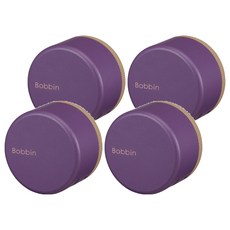 KOKUYO 國譽 Bobbin 紙膠帶攜帶盒 附閘門保護紙膠帶 輕鬆撕下 乾淨狀態隨身攜帶, 紫色, 4個