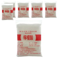 壽生 食品級檸檬酸450g (6包) - 天然無添加，烹飪清潔保鮮多用途, 450g