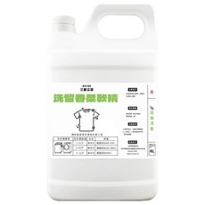 SUN SIN 三新立潔 洗留香 田園清新柔軟精 4L, 1桶
