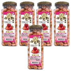 美味關係 小不點饅頭, 160g, 5罐, 草莓口味，寶寶健康零食首選