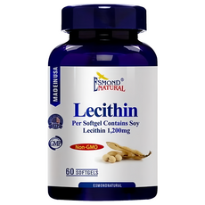 ESMOND NATURAL 愛司盟 大豆卵磷脂軟膠囊 每粒含大豆卵磷脂1200毫克, 60顆, 1.7g, 1罐