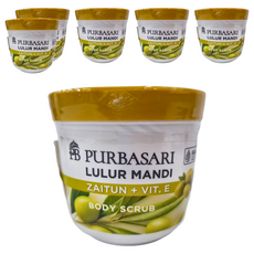 Purbasari 身體磨砂膏 橄欖 200g, 6罐