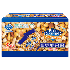BLUE DIAMOND 藍鑽 加州藍鑽脆脆果果 9包入, 1盒
