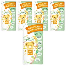 Baby Fafa 嬰兒用濃縮柔軟劑 540ml 補充包 日本製造, 5包
