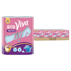 Kleenex 舒潔 Viva 拋棄式抹布 45張, 2捲, 12袋
