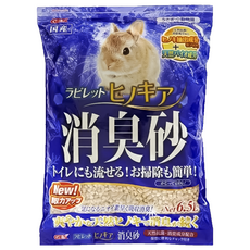 GEX 檜木流系列 消臭砂 65294 兔用, 6.5L, 1包, 檜木