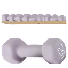 Aleaf 氯丁橡膠仙人掌啞鈴, 8個, 2kg