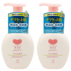COW STYLE 牛乳石鹼 無添加溫和滋潤泡沫洗面乳, 160ml, 2瓶
