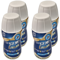Abbott 亞培 Ensure 安素 隨身瓶HMB升級配方 香草減甜口味, 220ml, 4瓶