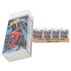 MARVEL 漫威 SPIDER-MAN 蜘蛛人 製圖橡擦 塑膠/紙, 12個