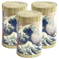 IKEHIKO日本池彥藺草除臭捲Deo-Grass文化款 富士山波浪, 100g, 3捲