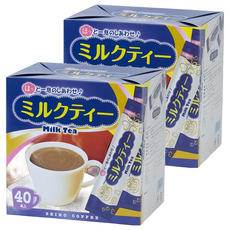 Seiko coffee 經典沖泡飲品 奶茶風味, 2個, 40個裝, 14g