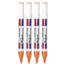 SCPMO 油漆筆 橘色, 4支, 1色