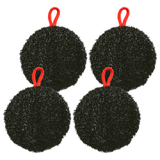 SANBELM 水槽清潔海綿, 尺寸約寬10x高10x厚1.5cm, 1顆, 4個