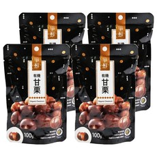 爭鮮 嚴選甘栗仁 純素, 100g, 4包