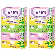 五月花 親肌感盒裝面紙 160張, 5盒, 2組