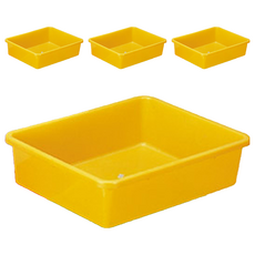 百貨King 500密林 置物籃 黃色 台灣製, 45 x 34.5 x 11cm, 4個