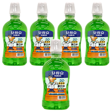 牙得安 青蘋果含氟漱口水 680ml, 5瓶