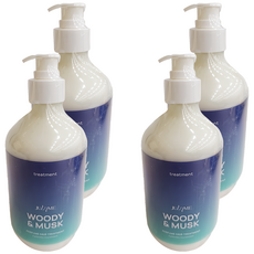 JUL7ME 香水潤髮乳 木質麝香 500ml, 4瓶