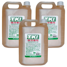 T.KI 白人 鐵齒 植牙專用漱口水, 4L, 3桶