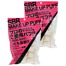 ISHIHARA 石原商店 職人專用粉撲 25入 五角型, 細緻上妝 平面服貼好推妝, 2包