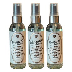 Morgan's Pomade 摩根氏頭皮調理水 涼感 100ml 清爽控油 舒緩頭皮, 3瓶