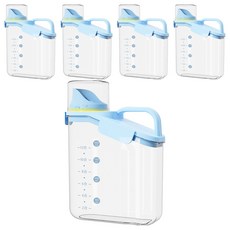 小麥購物 食品級手提密封罐 L2277 天空藍 2L, 5個