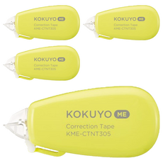 KOKUYO 國譽 ME 象牙白修正帶 B罫 6m, 萊姆, 4個