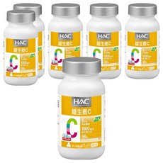永信藥品 HAC 哈克麗康 維生素C緩釋錠, 6罐, 60顆