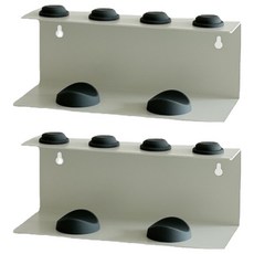 小麥購物 浴室吹風機收納架 L302, 白色, 2個