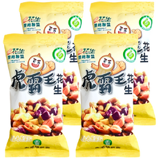 虎尾鎮農會 虎霸王花生 奶油香蔥薯叔, 70g, 4包