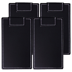 珠友文化 升級版磁性帳單夾 A6, 黑色, 4個