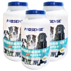 8In1自然奇蹟 PS 長效型 全齡犬綜合維他命, 90顆, 243g, 3罐