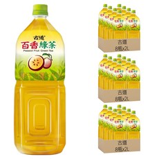 古道 百香綠茶, 2L, 24瓶