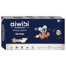 aiwibi 愛薇彼 夜用甄柔瞬吸 黏貼型尿布 9~14kg, L, 48片